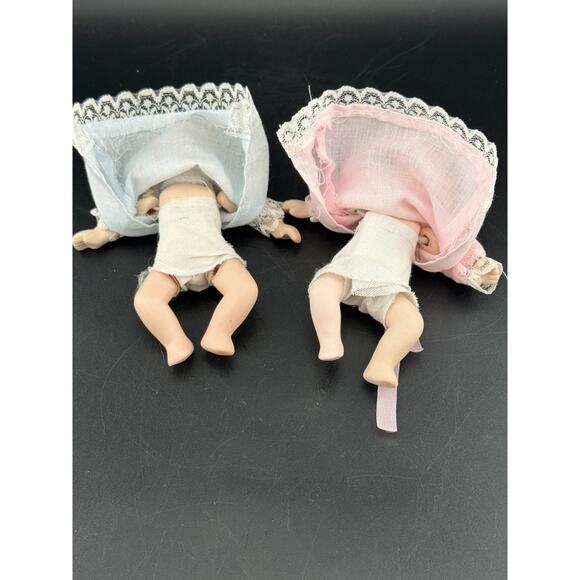 Vintage Porcelain Bisque Miniature Doll - Picture 3 of 6